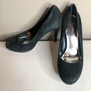 Classic Black Suede Pump